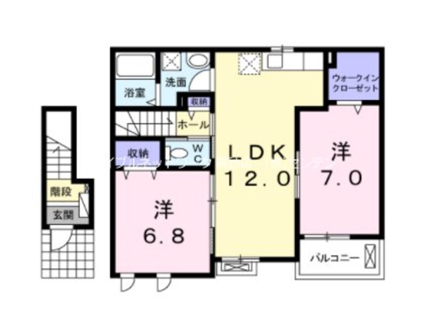 間取図 カサブランカ