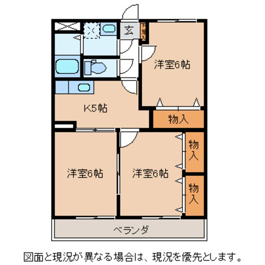 間取図 マンショングランヴェール2号館