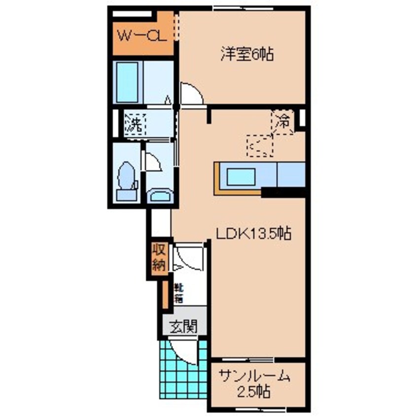 間取図 シエスタ湖畔