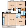 フォレストグリーンハマE 3LDKの間取り