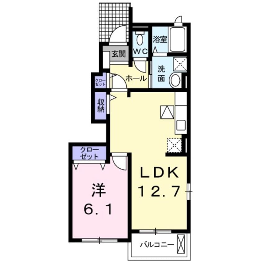 間取図 トランキル・ハリマ