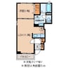 クラール・ポラリス 1LDKの間取り