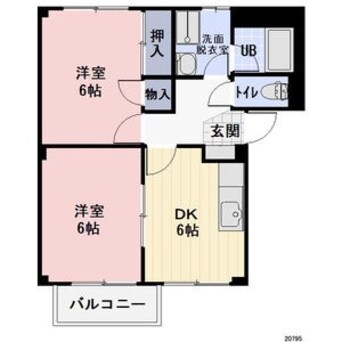 間取図 陽のあたる丘B