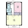 Surplus藤 1LDKの間取り
