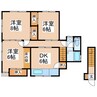 平林アパート 3DKの間取り