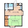 サンレスト蓼科 1DKの間取り