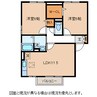 シャルム矢沢Ｂ 2LDKの間取り