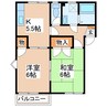 フレグランスイトウ　B 2Kの間取り