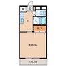 メイトフジモリ 1Kの間取り