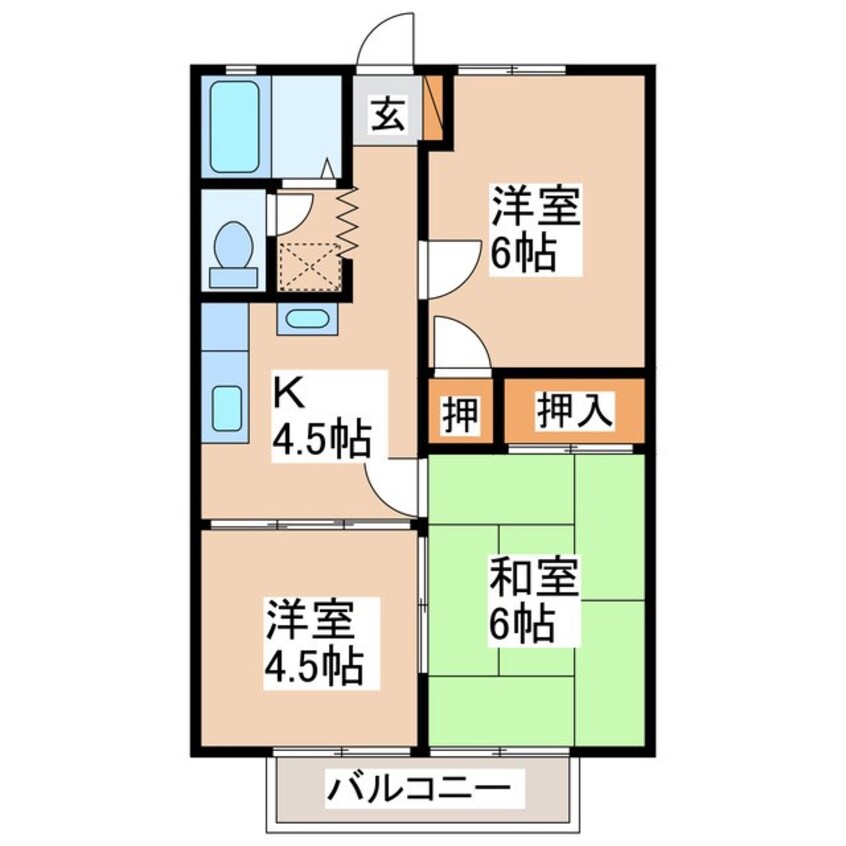 間取図 サンシティーマルタ
