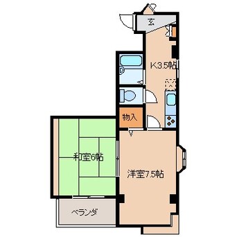 間取図 レジデンス923上諏訪