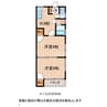 ビラ砂田 2Kの間取り