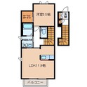 ネージュKの間取図