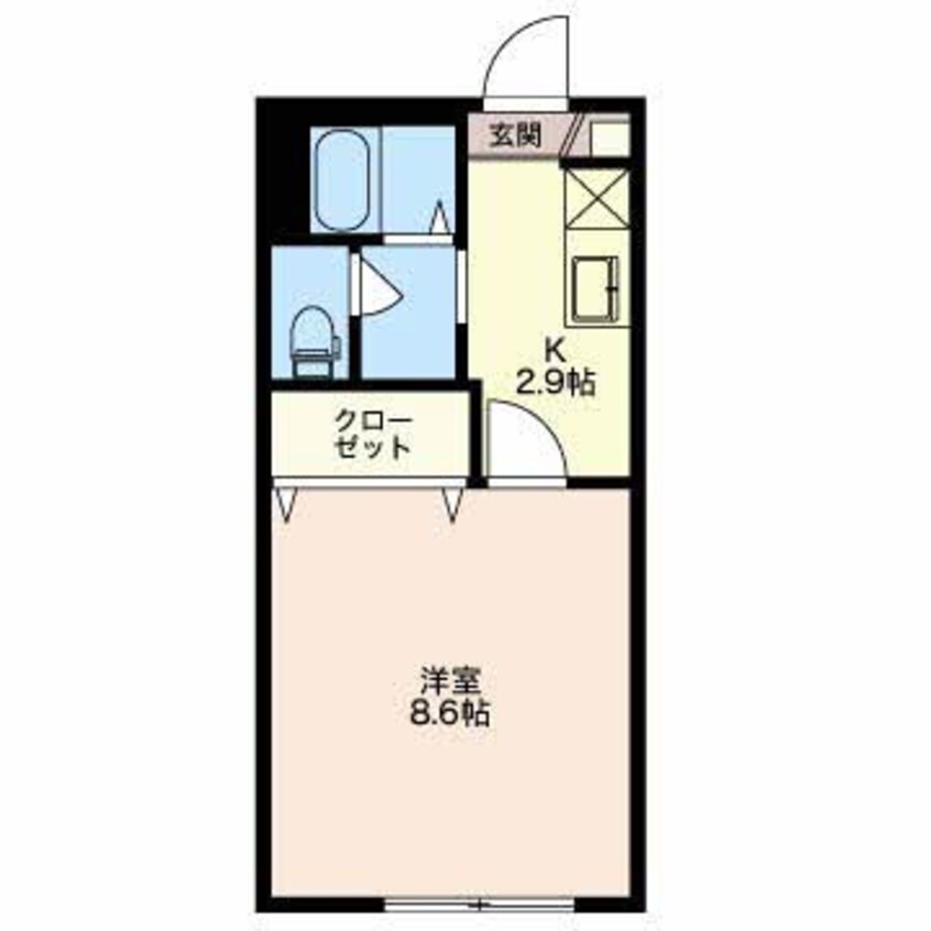 間取図 ルディＫ