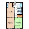 バリュージュY＆M 2DKの間取り