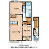 リシェル上川A 2LDKの間取り