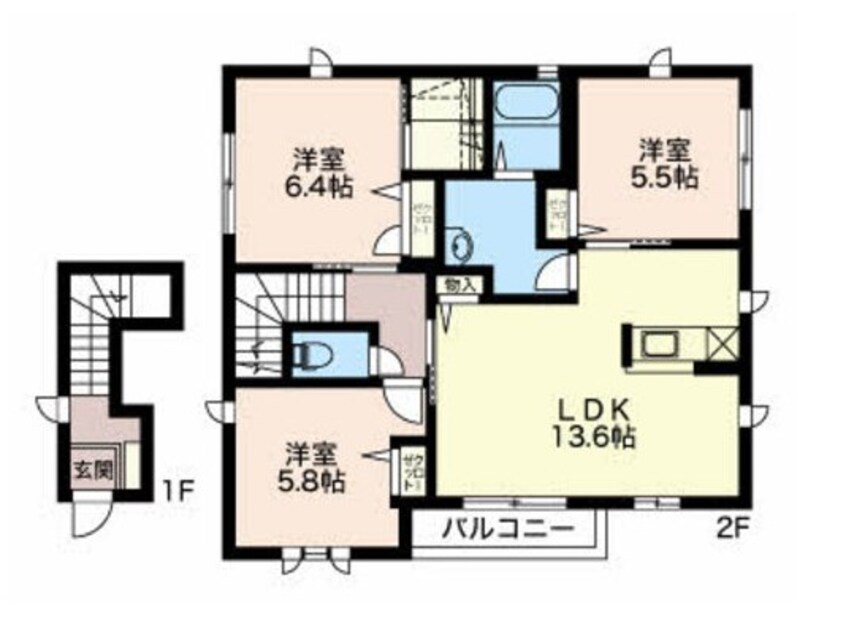 間取図 プリマ　ヴェーラ