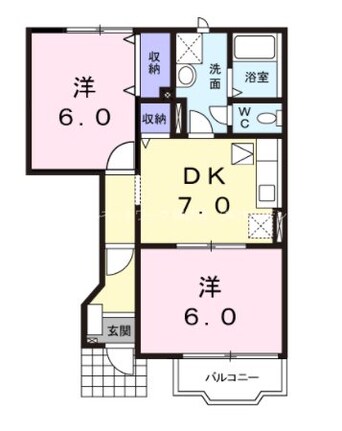 間取図 アヴニール21　Ｂ