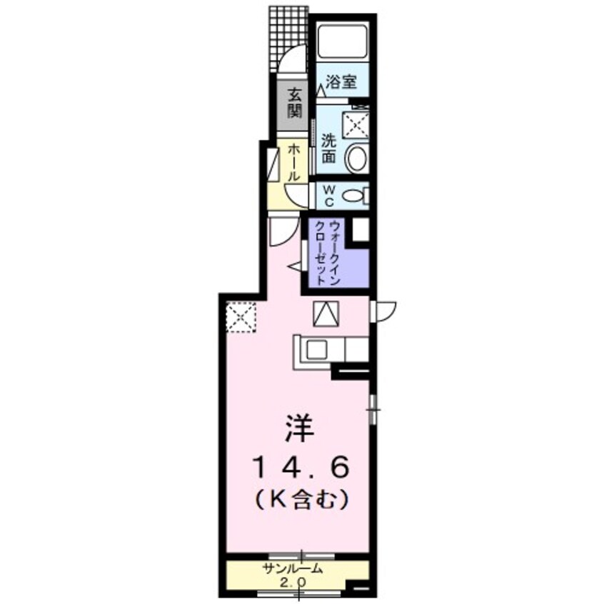 間取図 カーサ　ケイ　ファイブ
