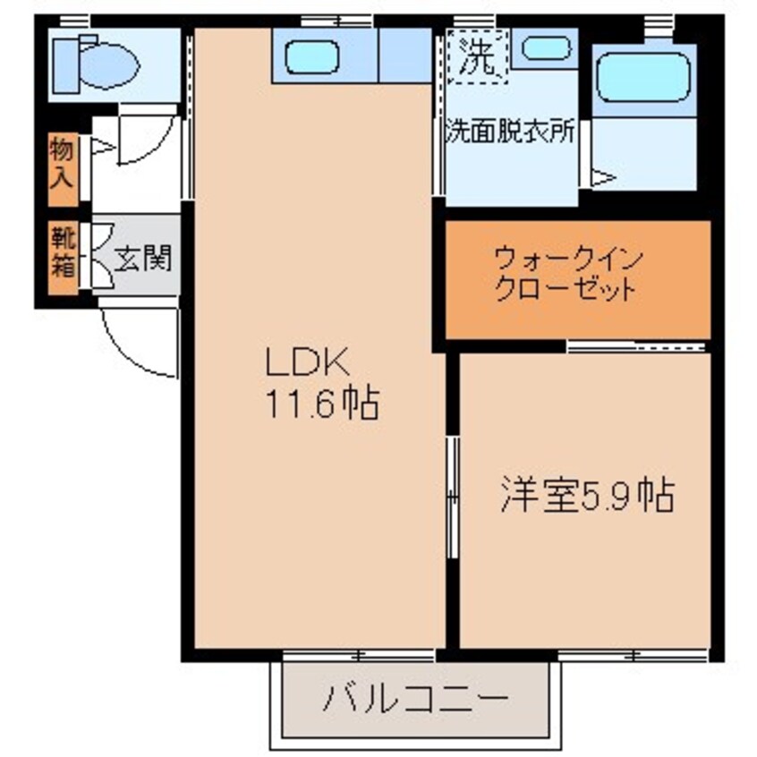 間取図 マノワール・寿　C