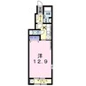 ラ　ルナ 1Kの間取り