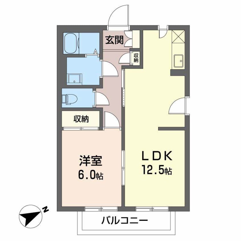 間取図 中央本線（甲信越）/茅野駅 徒歩20分 2階 築24年
