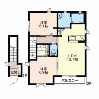 間取図 ピアストーンB