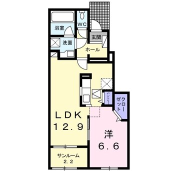 間取図 中央本線（甲信越）/茅野駅 徒歩46分 1階 築5年