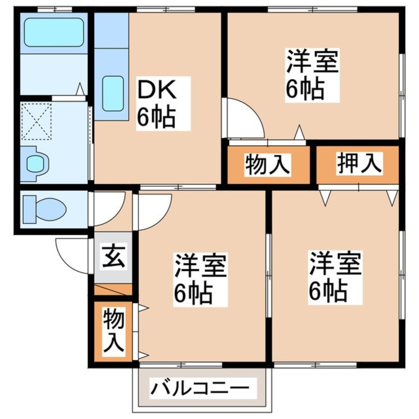 間取図 ルコーギ　A