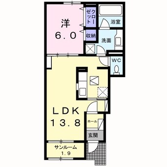 間取図 ライツ・カーサＡ