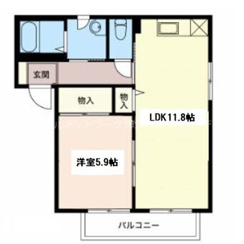 間取図 エスポワールミゾグチＡ