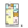 Monreve 1LDKの間取り