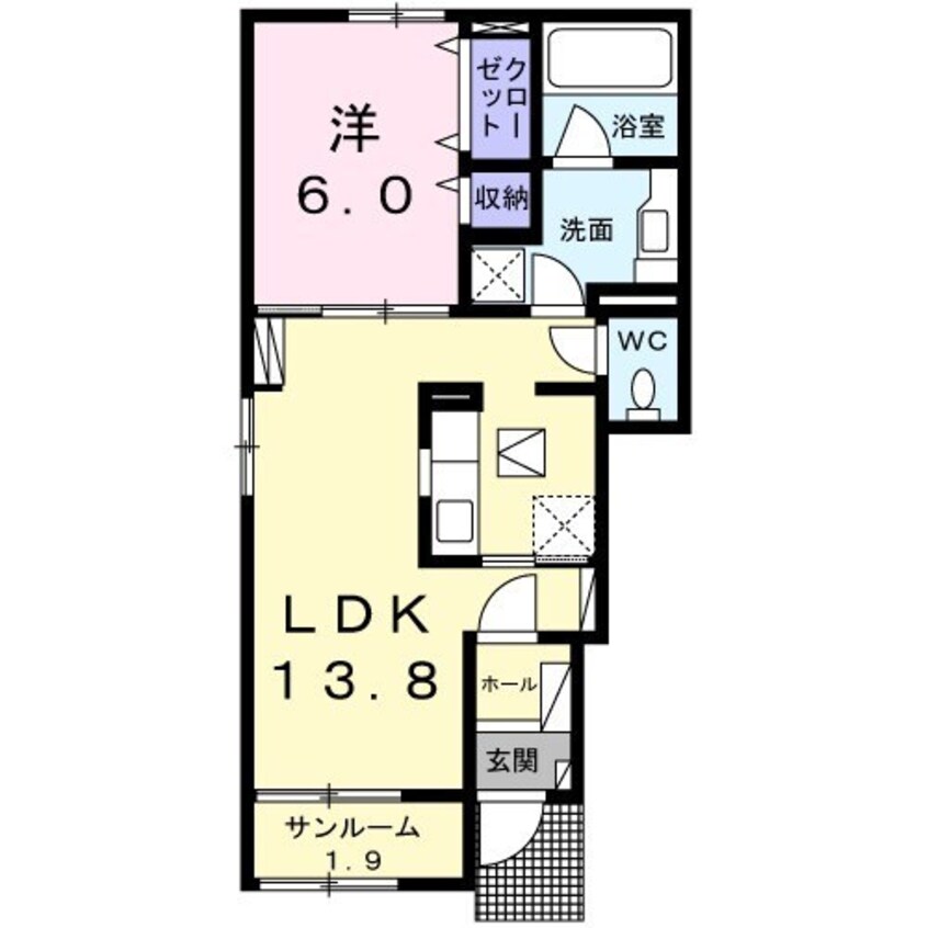 間取図 ロジュマン　ココティエI