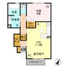 Topaz House 1LDKの間取り