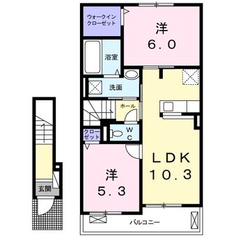 間取図 Ｃ・Ｃ（センター・コート）