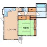 堀川様戸建 1LDKの間取り