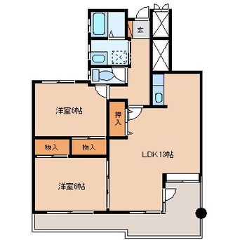 間取図 コンフォールパレス