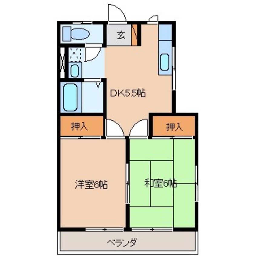 間取図 オアシス