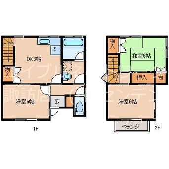 間取図 テラスハウスコーリン