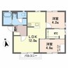 ベネボランス.やすらぎ 2LDKの間取り