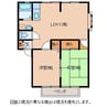 ウィンディア天竜 2LDKの間取り