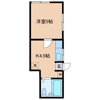 間取図 セントラルパレス　7号