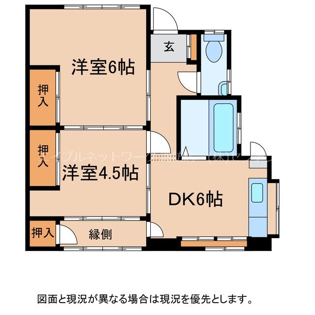 間取り図 星ヶ丘貸家