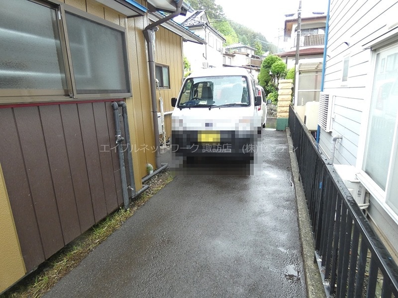 駐車場（軽自動車なら２台縦列可） 星ヶ丘貸家