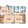 三井住宅４号 3Kの間取り