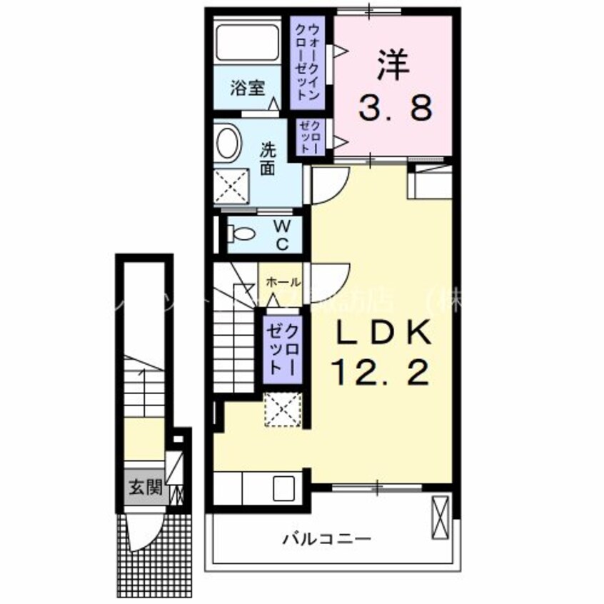 間取図 サニーガーデンR　B