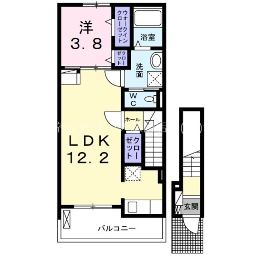 間取図 サニーガーデンR　B