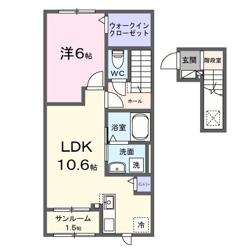間取り図 セレーノ岡谷