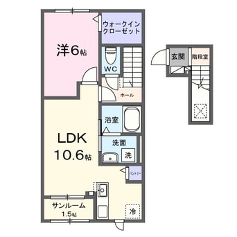 間取図 セレーノ岡谷