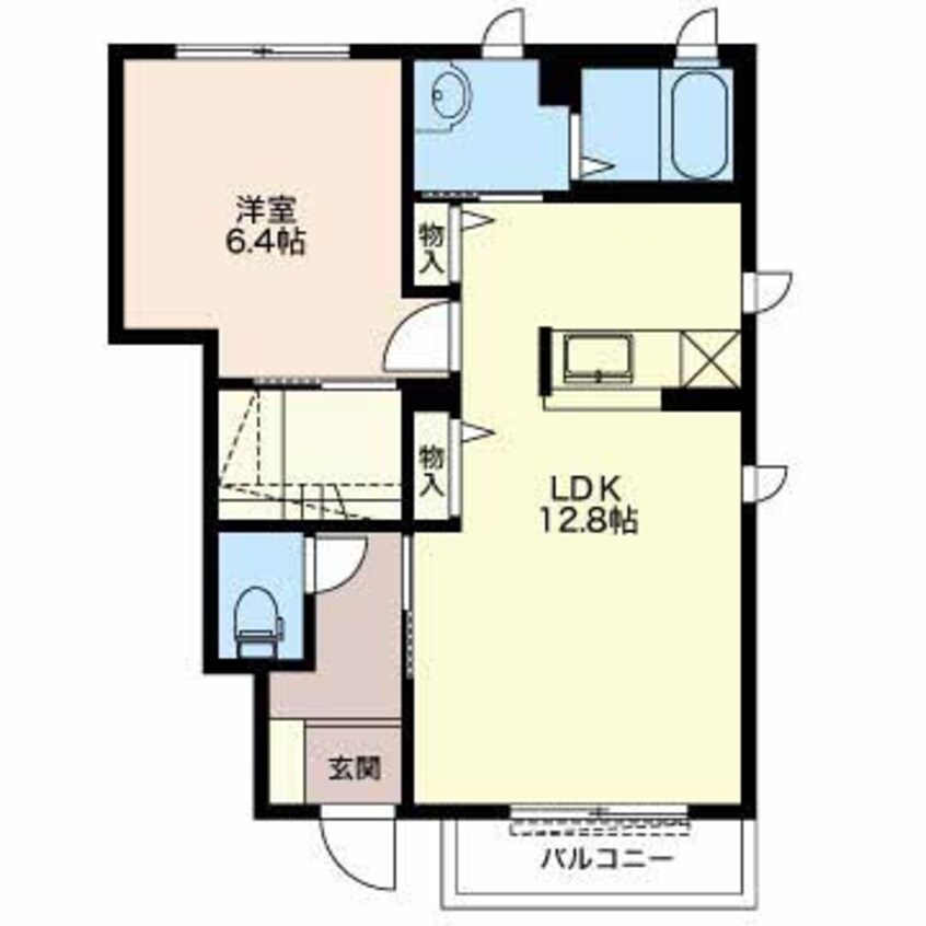 間取図 デュアルブラウンB